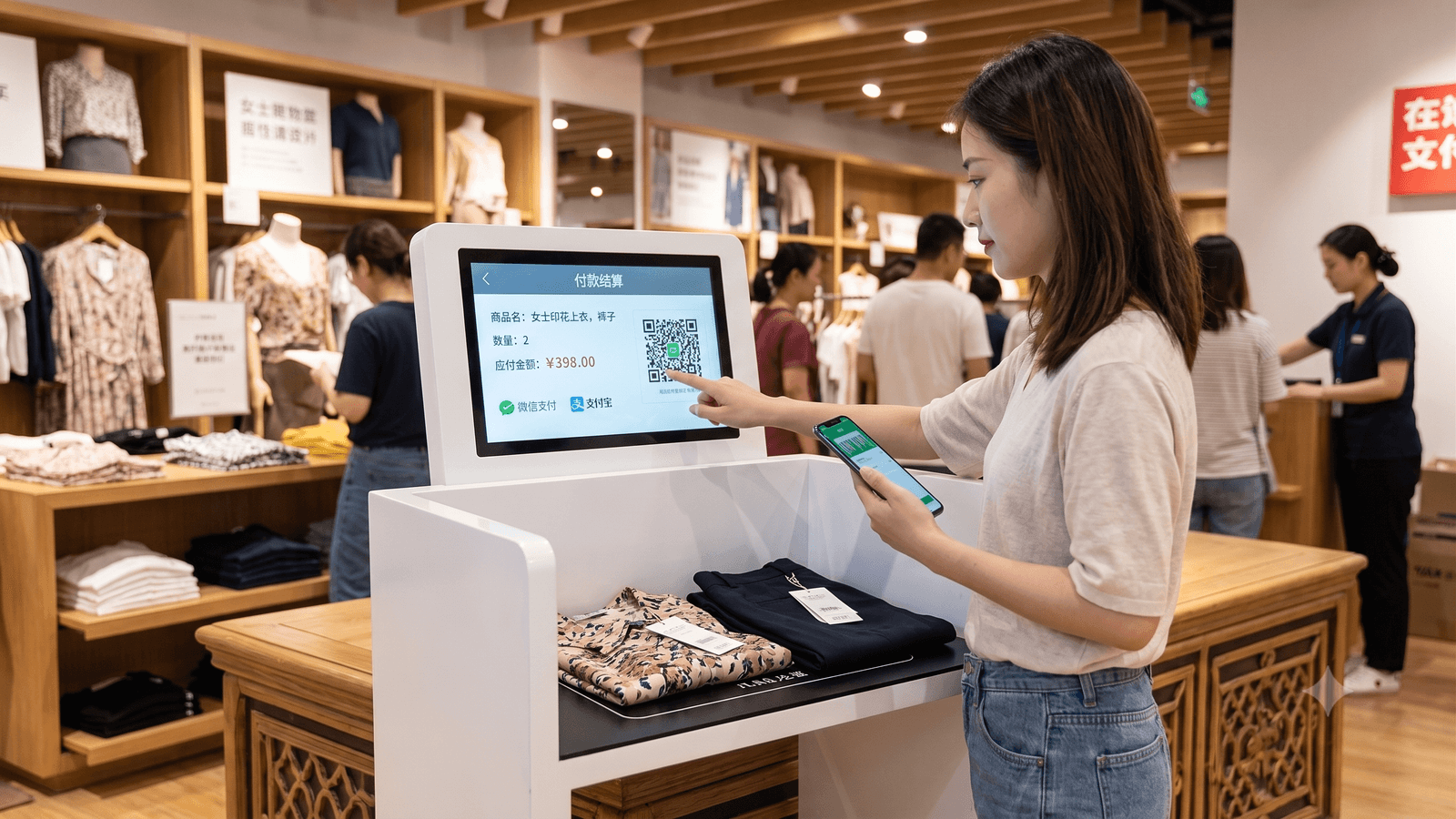 服装门店结算